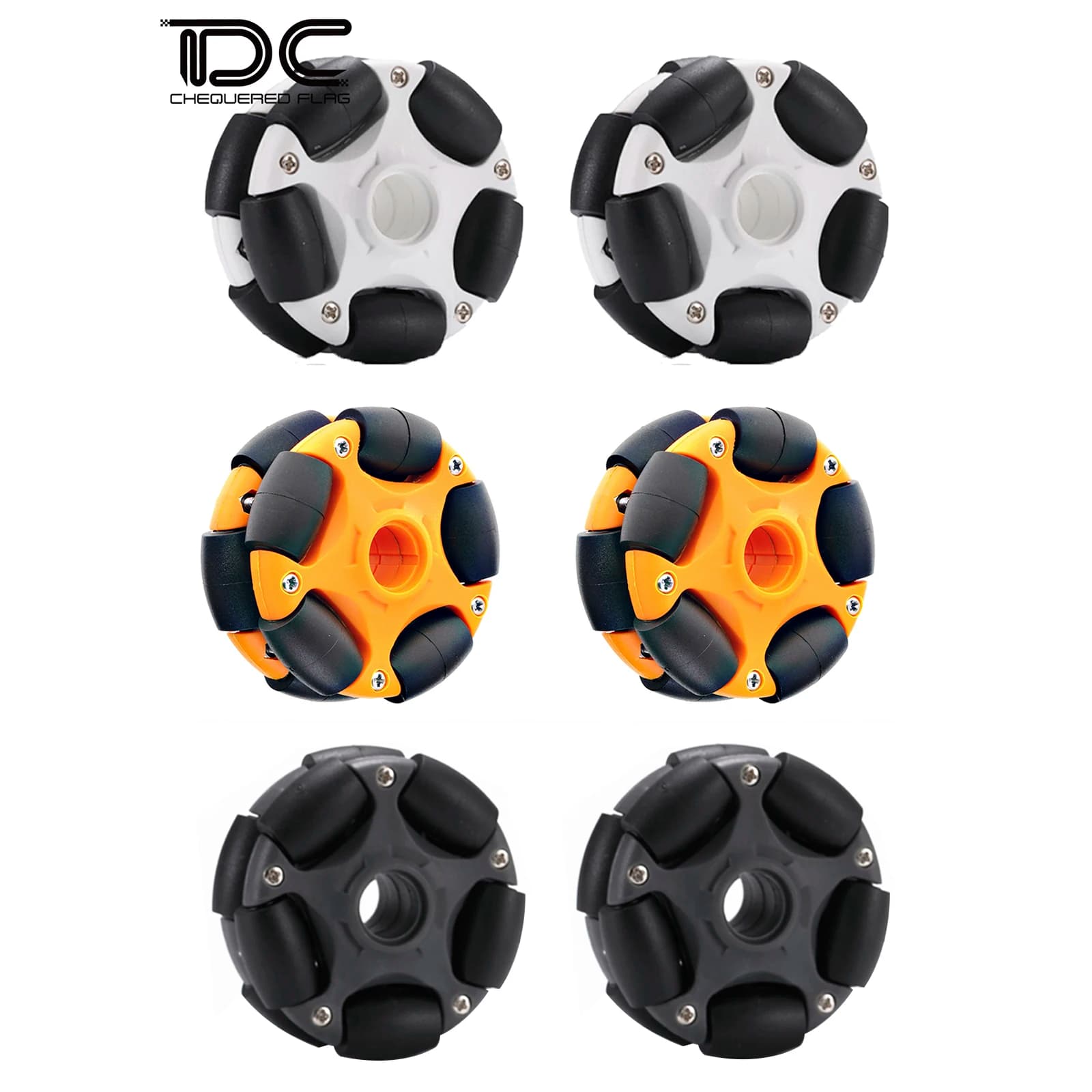 4PCS 58mm Nylon Omnidirectional Wheel 20KG Cargo for TT Motor Robot Arduino Smart ROS Auto Enc Racing for Raspberry Pi DIYParts