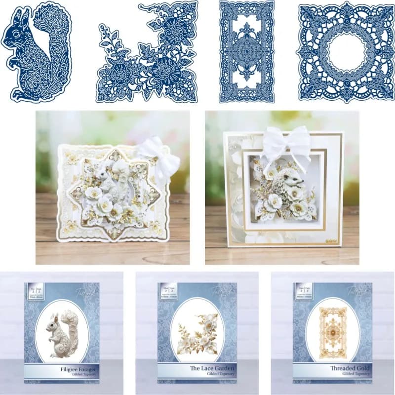 A Cute Hedgehog Holding a Flower Cutting Dies Scrapbook Diary Decoration Stencil Embossing Template DIY Greeting Card Handmade