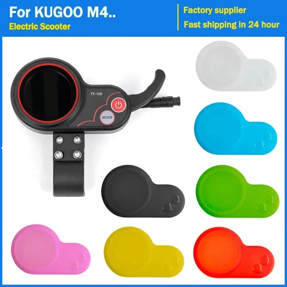 Electric Scooter Dashboard for Scooter Kugoo M4 Kaboo Scooter LCD Transparent Waterproof Cap Protective Cover Silicone Display