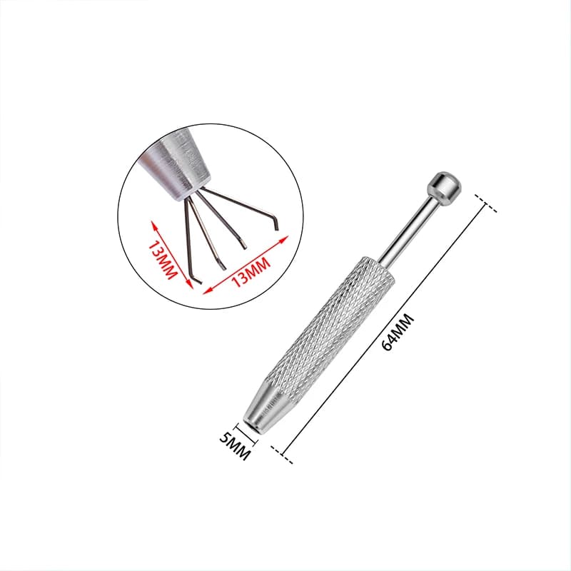 Porta perline a quattro artigli Strumento di raccolta Gemme di diamanti Porta punte Pinzette Catcher Grabber Strumento per penna cospargere per piercing al corpo