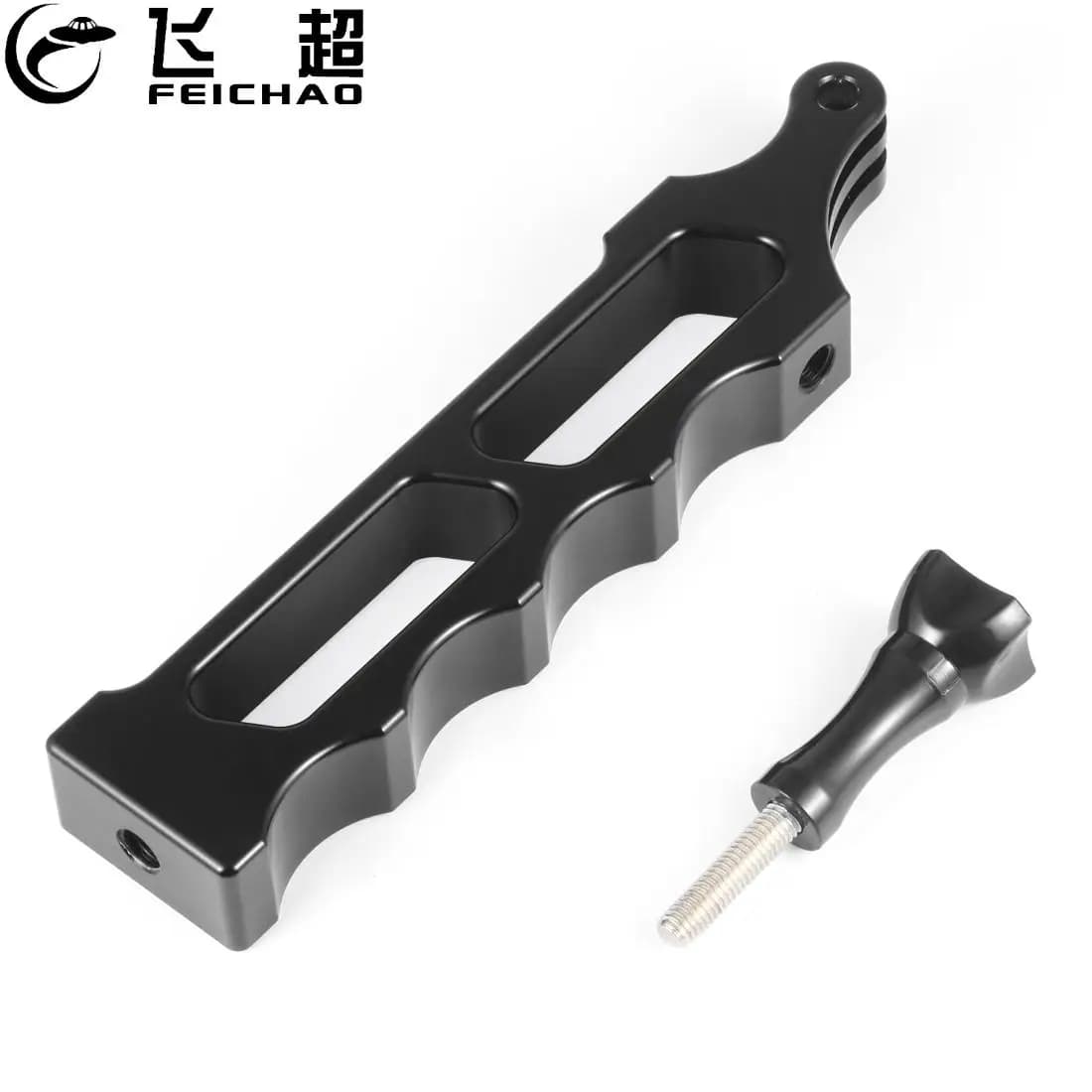 Maniglia in lega di alluminio CNC Selfie Stick Impugnatura con vite a testa zigrinata per Gopro Hero 13 per Insta360 X5 per telecamere d'azione DJI Osmo