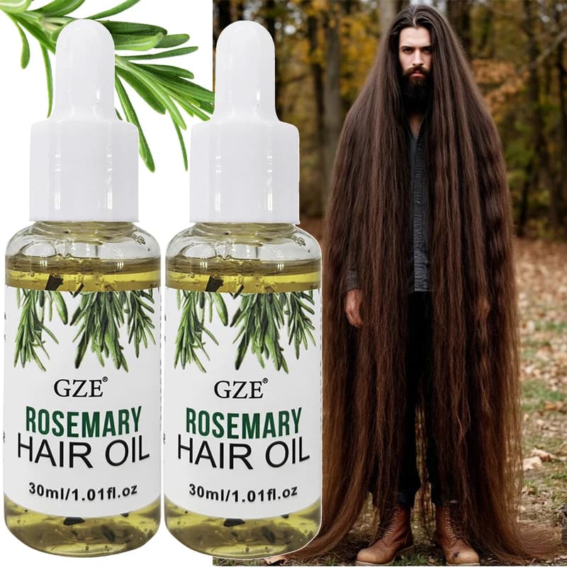 Rosemary oil GZE for hair, rosemary scalp oil, for all types and textures of hair | Makes smooth hair stronger, moved and treated chemically