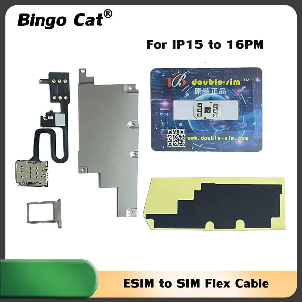 Cavo flessibile di conversione da eSIM a SIM singola per iPhone 15 Pro 15 Pro Max, supporto riparazione DB IC