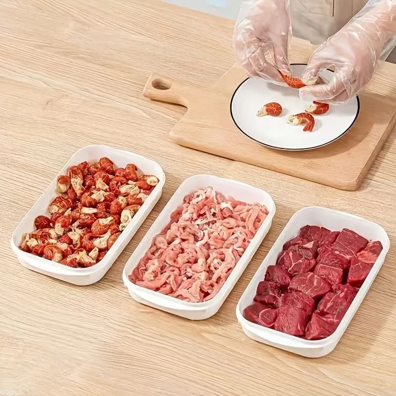1/3/10PC Portable Refrigerator Meat Fresh-Keeping Box Food Preservation Container for Frozen Fruit Storage Kitchen Kitche