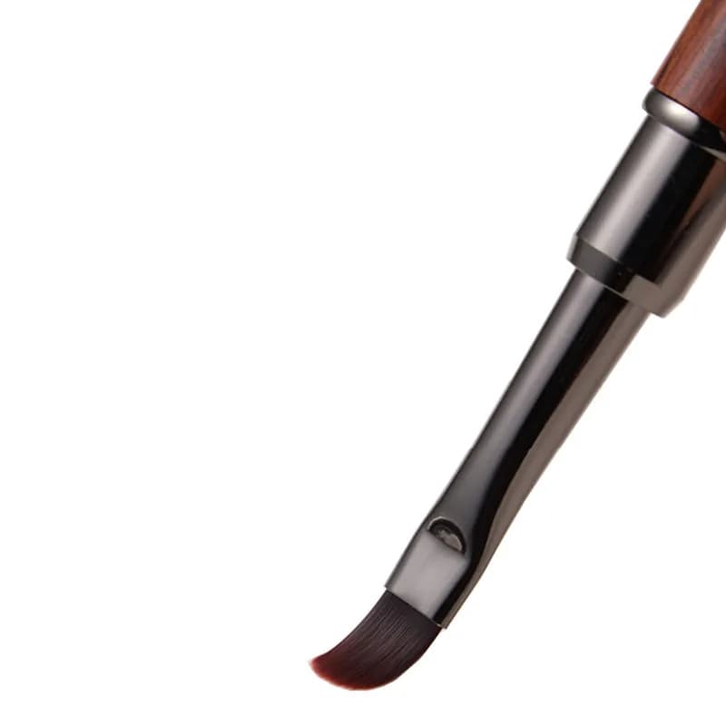 1PC Sandalwood Triangular Nail Drawing Brushes For Manicure Lines Painting Gradient UV GEL Extension Builder Drawing Pen