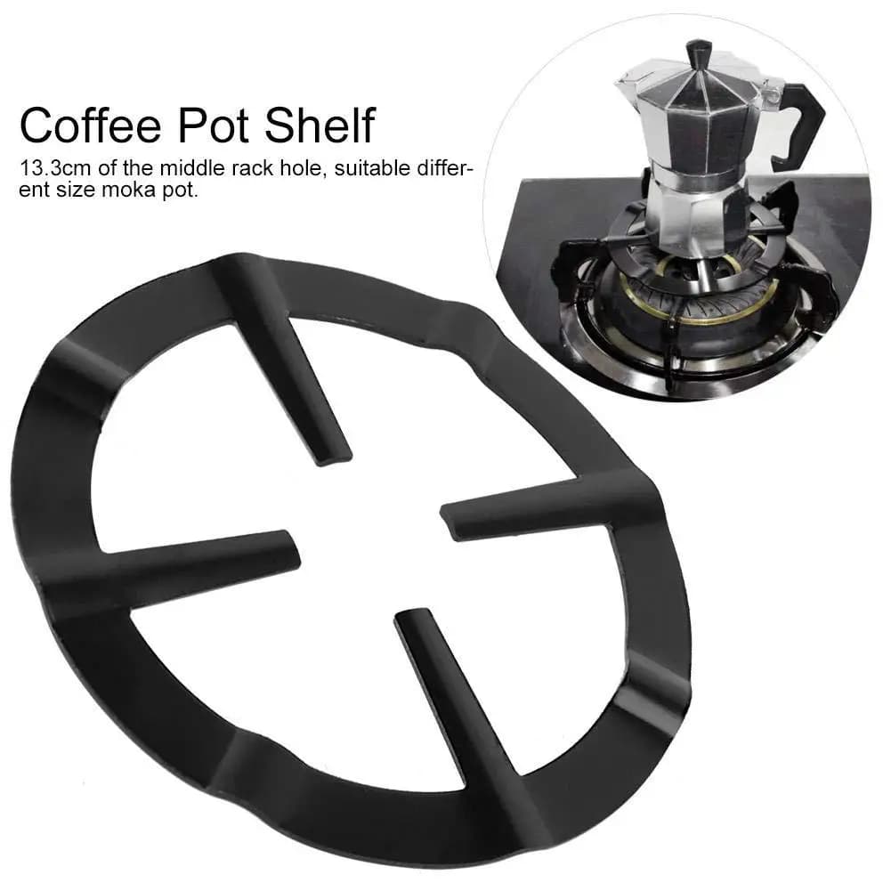 Moka stainless steel coffee maker stand for Gas cooker, Safe Reducer Ring for Cooking Floor, 1 Piece