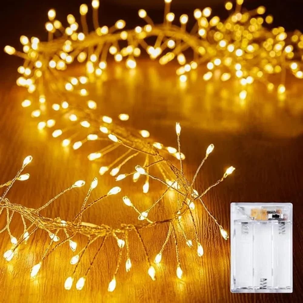 Decorazioni natalizie 2024 String Light Albero di Natale Ornamento da appendere Forniture natalizie per ghirlande fai da te Diserbo domestico per interni ed esterni