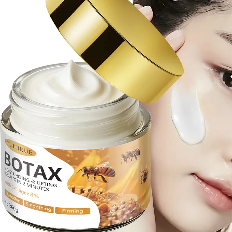 YUITIKUE BOTAX Crema Idratante e Rassodante, 8% Collagene, Risultati in 2 Minuti 60g