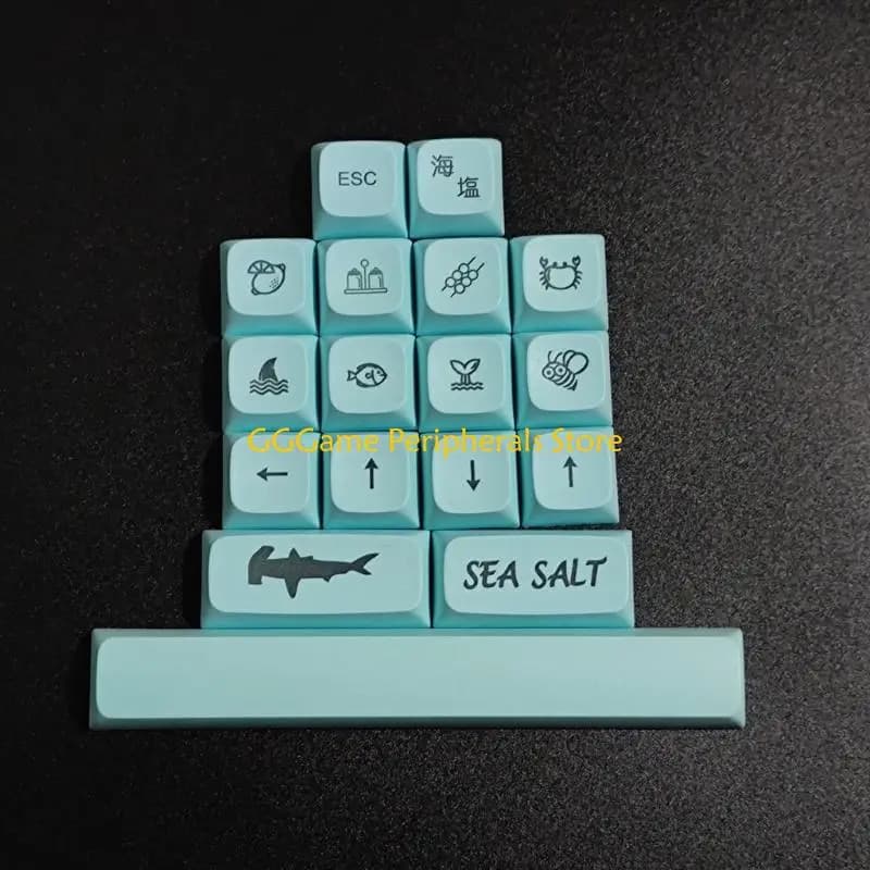 U55B 17 tasti PBT XDA Profile Bees Set copritasti per tastiera meccanica comodi per digitazione e il gioco