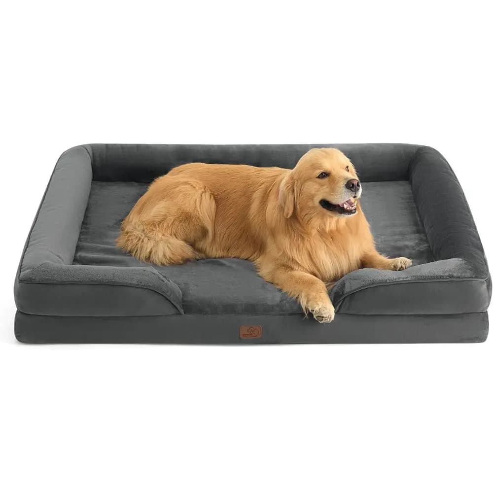 Cuccia Ortopedica XXL per Cani o Cani Extra Large - Letto Gigante Lavabile per Cani e Gatti, Impermeabile, Divano Confortevole per Cani con Rivestimento Rimovibile e Lavabile
