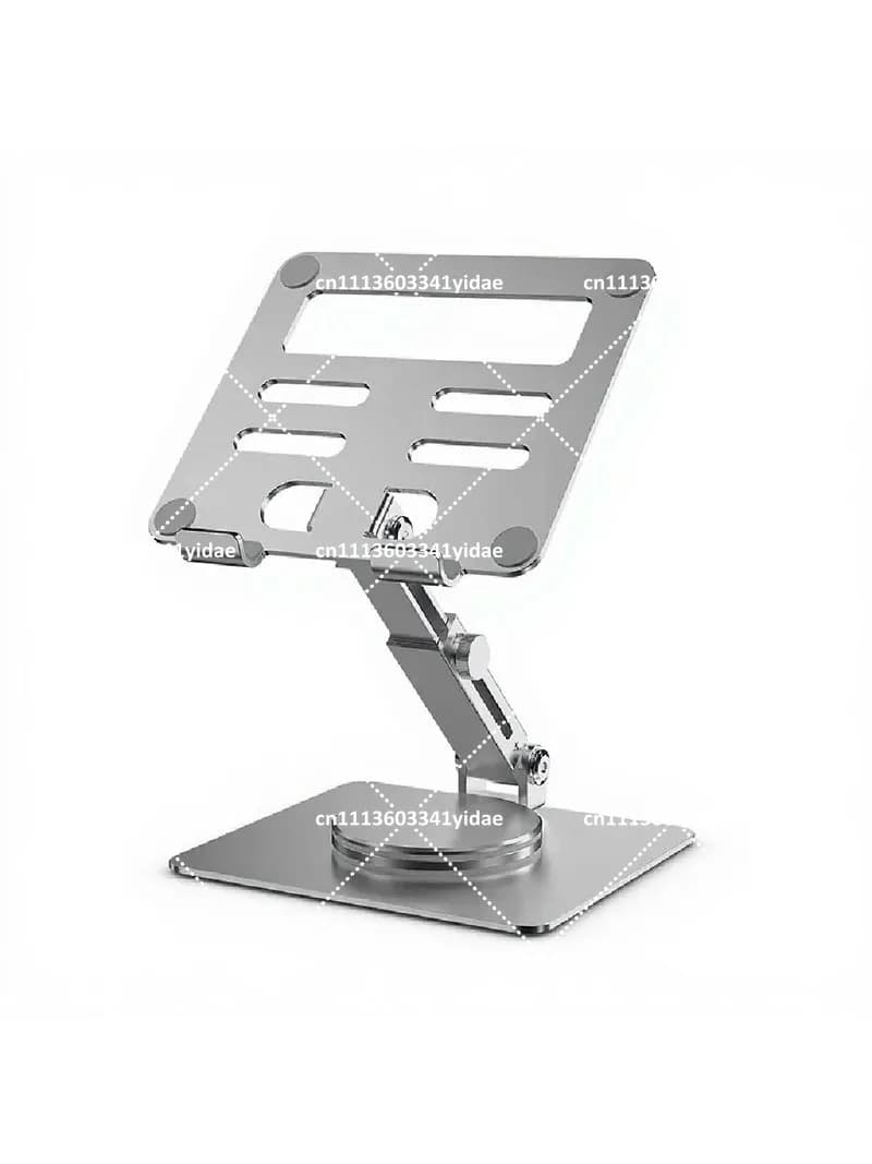 Aluminum Alloy Rotating Folding Desktop Stand for Computer, Phone, Tablet, Lifting and Lowering Bracket