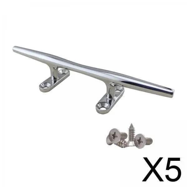 Bitta per ponte a base aperta Fascetta per cavi marina resistente Accessorio per dock per barche in acciaio inossidabile 316 per kayak da piscina da giardino sulla spiaggia