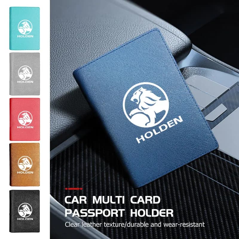 Passport Holder Case Multi Functional ID Card Bank Card Travel For Holden VZ VE Colorado Caprice VX VU VY HSV Cruze Rodeo Astra