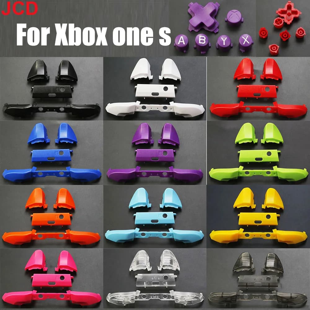 1Set LT RT LB RB pulsante paraurti parti di ricambio Trigger per Xbox One S Slim ControllerTrigger pulsanti parti di riparazione accessorio