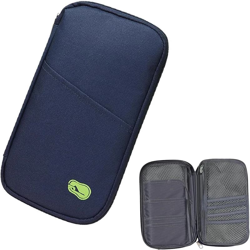 Passport Travel Document Holder Waterproof Passport Holder Large Capacity Travel Document Holder for Tickets Cards Storage Bag