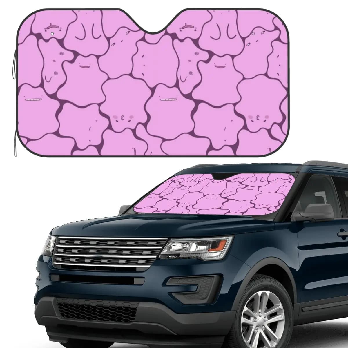 Ditto Pattern (non lucido) Parasole Parabrezza per auto Parabrezza anteriore Finestra Parasole Accessori Coperture