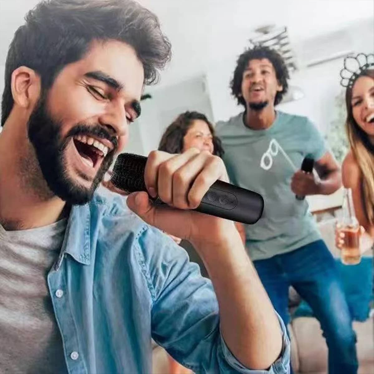 Popolare_Supporto per telefono cellulare Altoparlante Bluetooth Mini casa da esterno