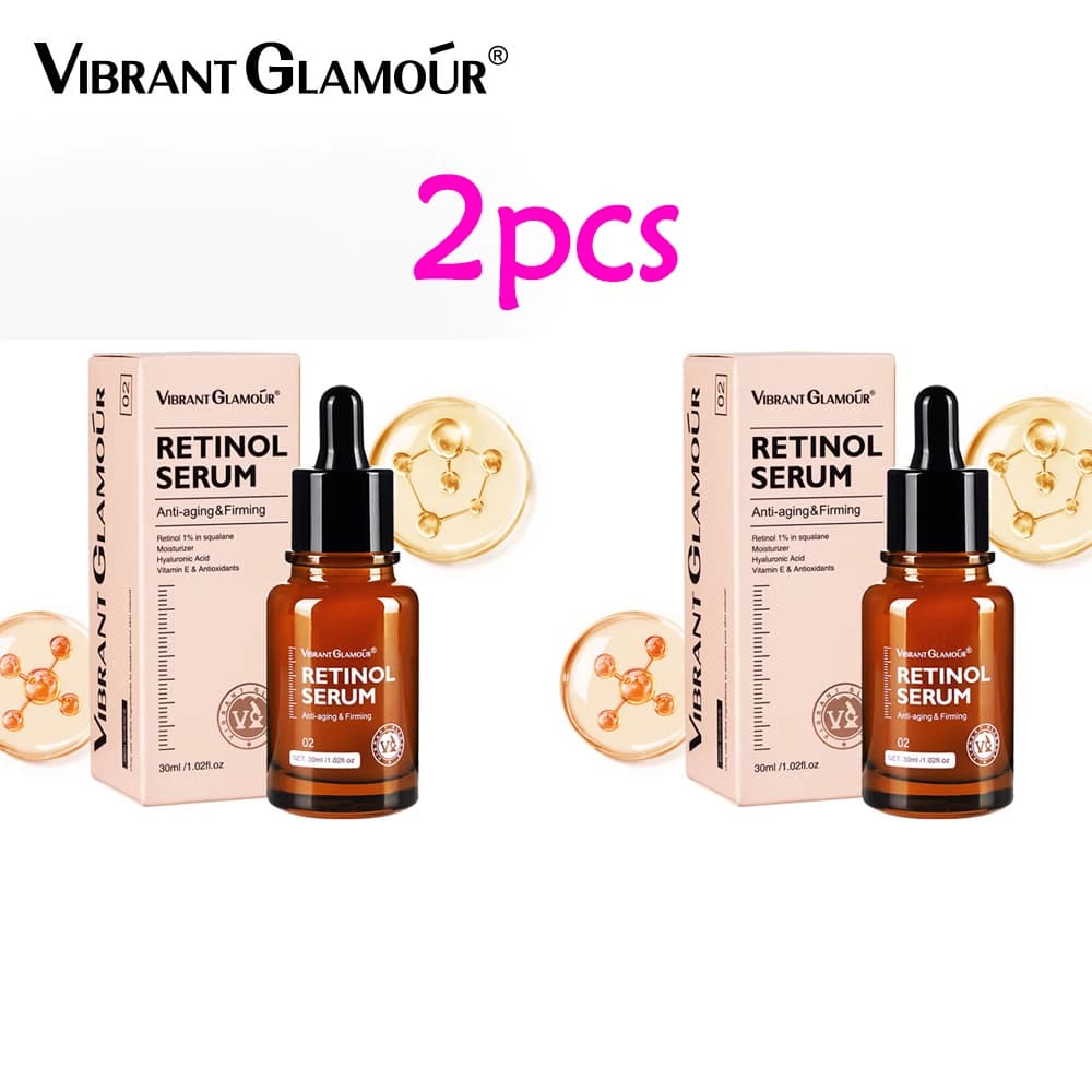 2 pieces VIBRANT GLAMOUR 30ml Face serum to the retinol Collagen Hydrating Face Essence Nutrient Skin Care Products