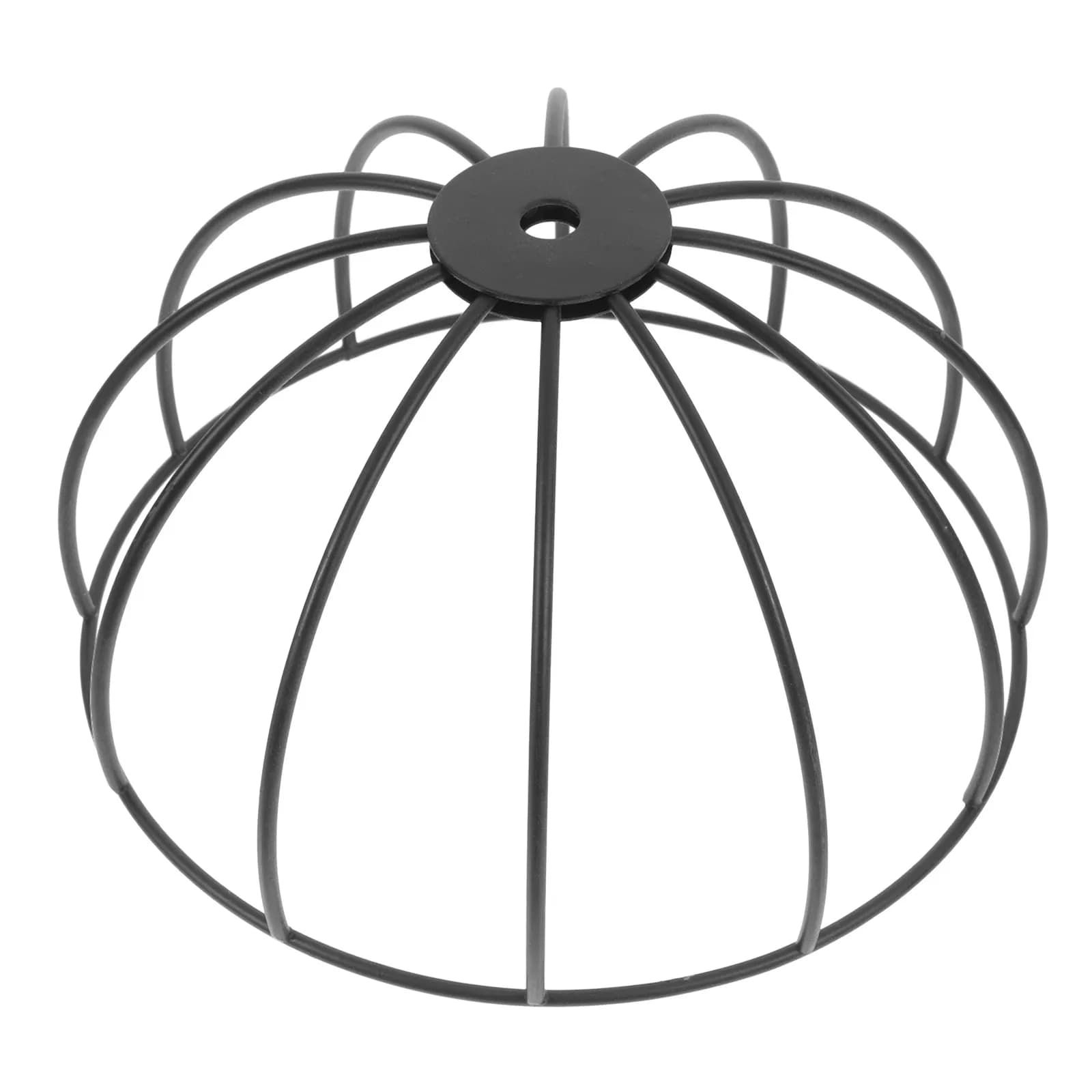 DIY Lamp Shade Frame Hand-Woven Dream Catcher Design Industrial Pendant Light Iron Lampshade Frame Creative Lighting Fixture