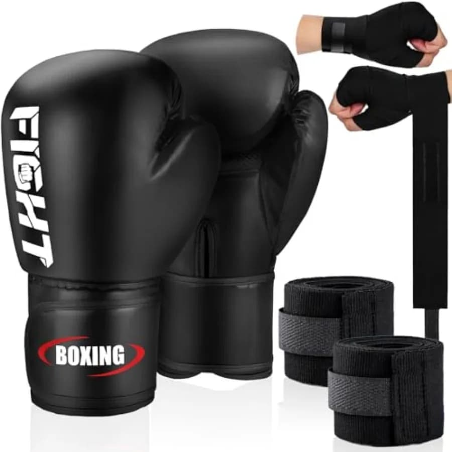 Boxing Gloves for Men and Women, Pro Training Sparring Muay Thai Gloves, Adults Heavy Punching Bag Gloves for Boxing Kickboxing