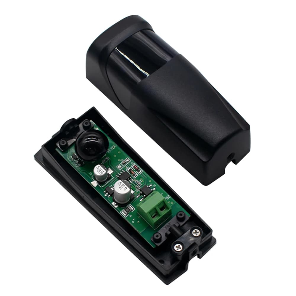 Fotocellula con sensore a infrarossi per cancelli Rilevatore di movimento per cancelli di sicurezza Rilevatore di raggi Sensore a infrarossi di sicurezza per barriera per porta del garage