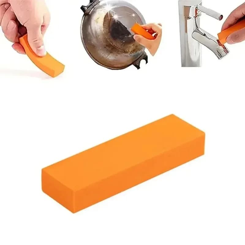 Gomma Magica Rimuovi Calcare Facile, Spazzola per la Pulizia di Casa e Cucina, Rimuovi Ruggine per Bagno e Vetri