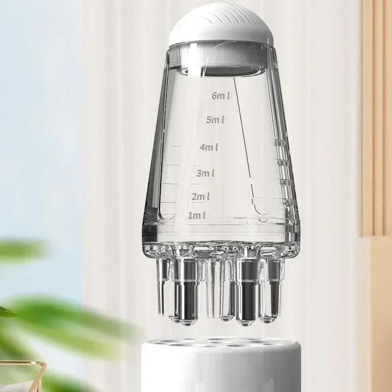5 needles scalp applicator Mini portable head essential oil flue Pettine for massage Guide tool for applying liquid for hair growth