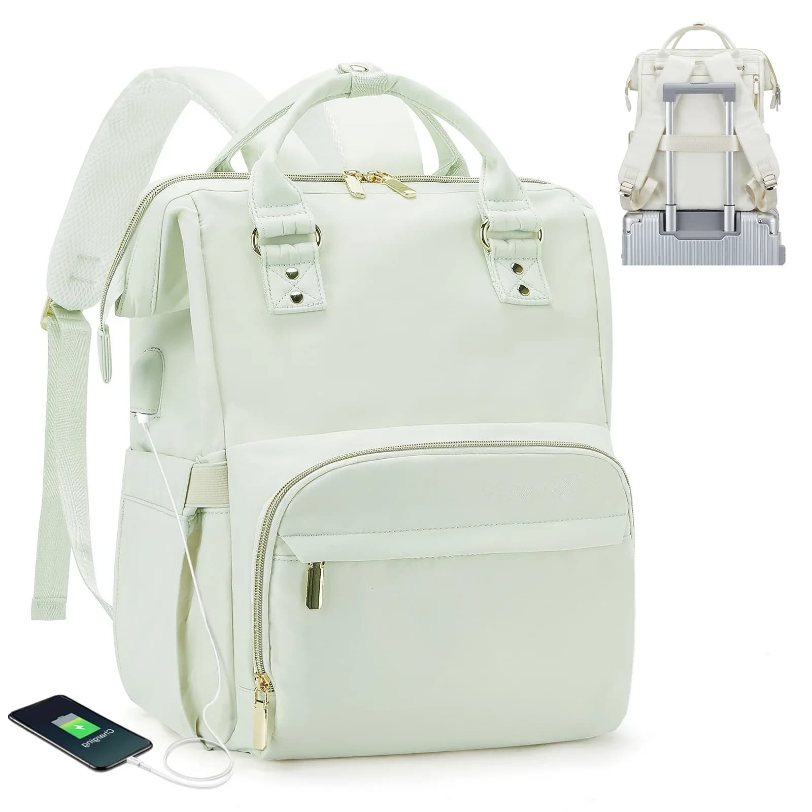 Zaini Borsa per la mamma Prendi i bambini Zaino multifunzione per marsupio Borsa per mamma leggera e pratica per uscire
