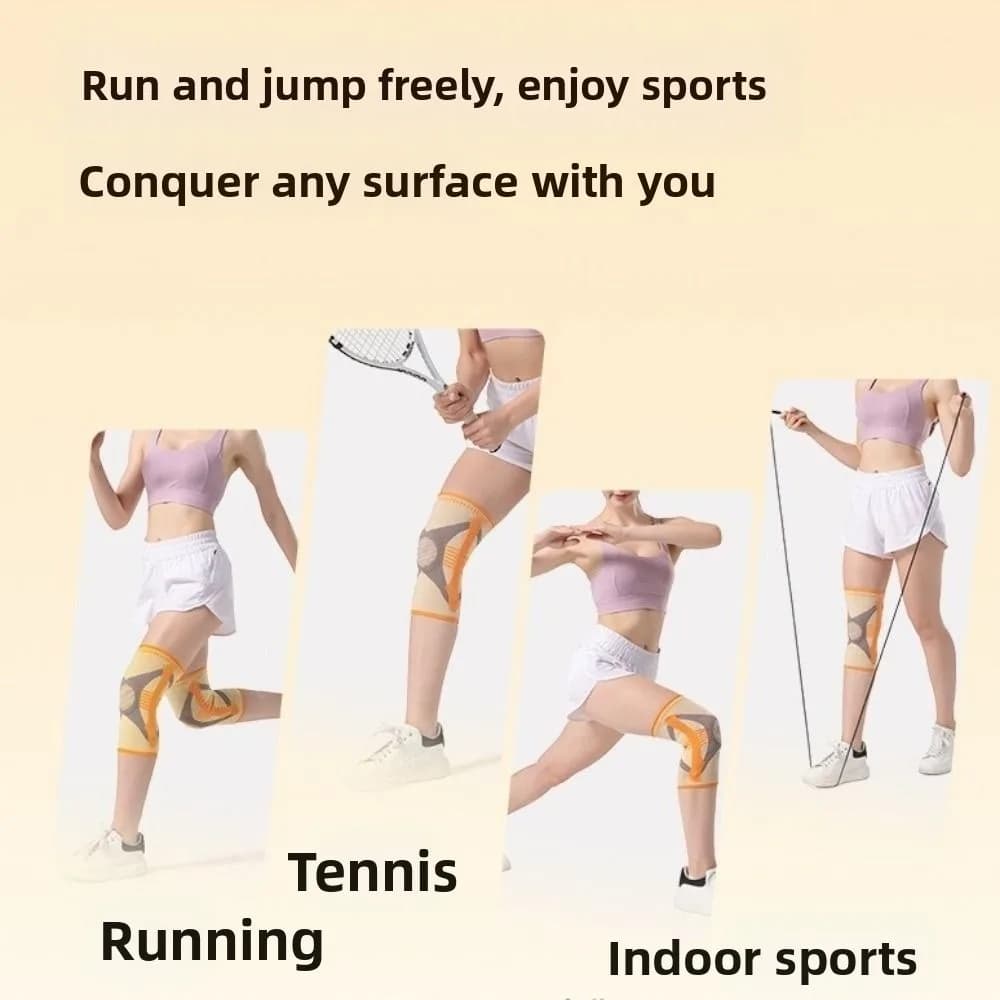 Ginocchiera Sportiva Antiurto, Protezione Elastica per Articolazioni, Supporto Traspirante per Ginocchio