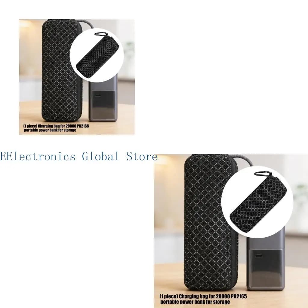 462B MultiPurpose Organizers Bag For 20000mAh 165W PB2165 Large Capacity Powerbank Quick Access For Cables And Accessories