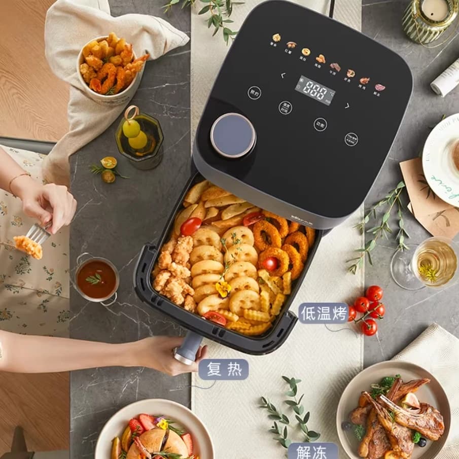 Piccolo forno per friggitrice ad aria visiva domestica, fornello elettrico multifunzionale tutto in uno e robot da cucina