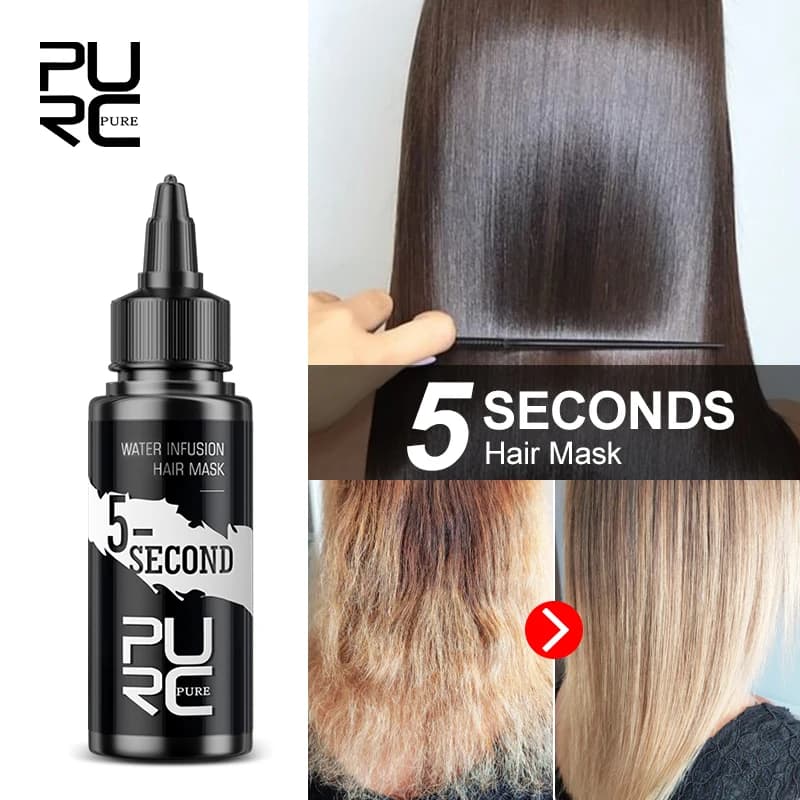 Trattamento per capelli PURC 5 secondi maschera per capelli crema professionale alla cheratina lisciante lisciante per la cura dei capelli