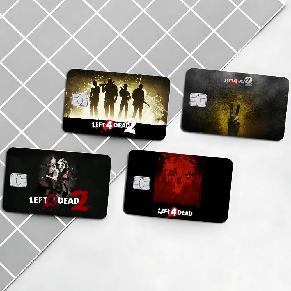 Pellicola Adesiva Anime Action Game Left 4 Dead per Carta di Credito/Debito/Bancaria (Fronte)