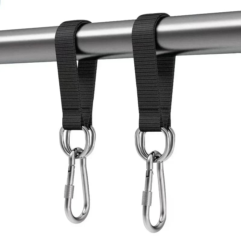1PC Outdoor Swing Strap 200kg Heavy Duty Hook Hanging Ring Connecting Belt for Hammock Width Width Sawing Horizontal Bar