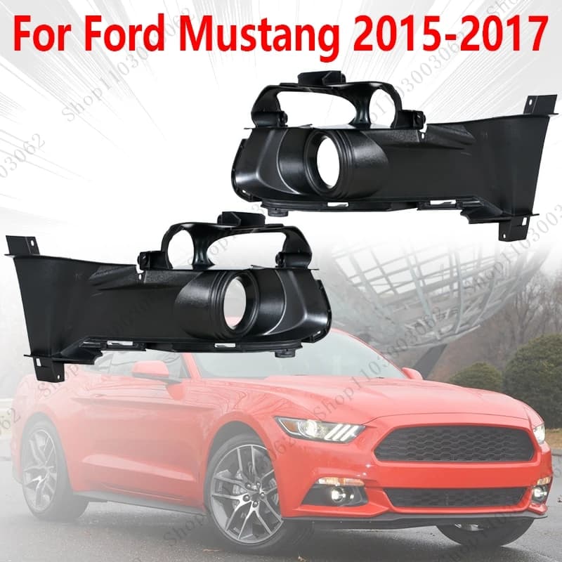 Paraurti anteriore Copertura Della Luce di Nebbia Fendinebbia Griglia Faro Telaio Proteggere Accessori Auto Per Ford Mustang 2015 2016 2017 FR3Z17E810AA
