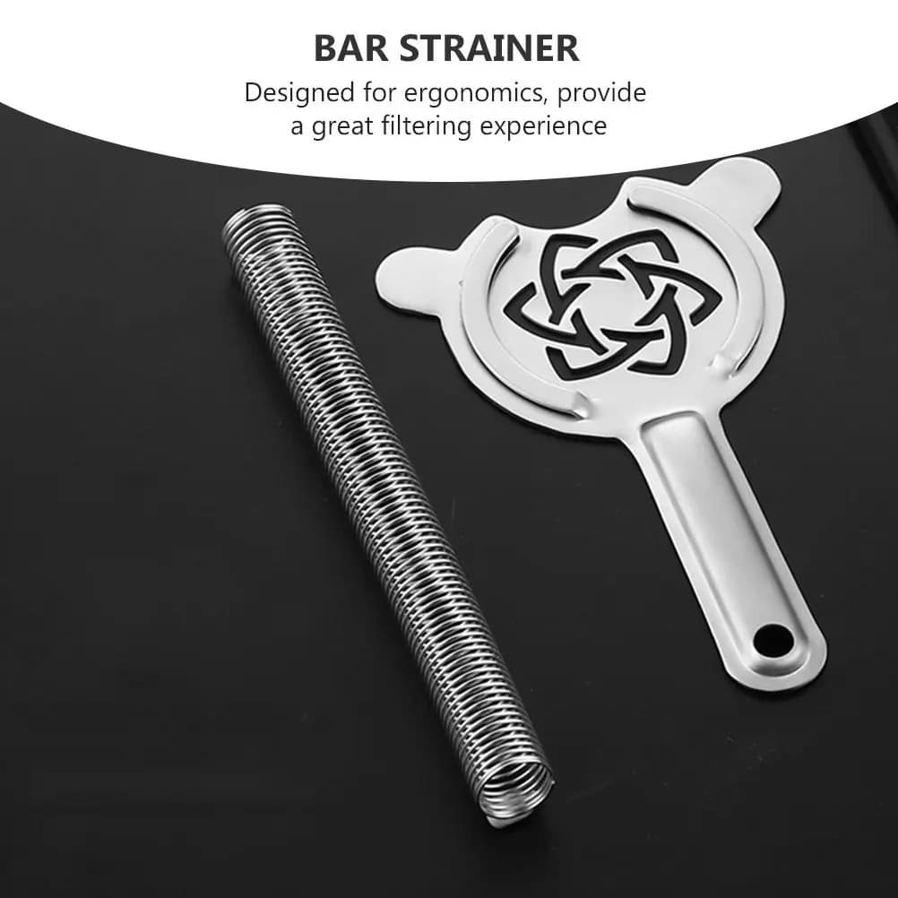 Colino per Cocktail in Acciaio Inox, Strumento Professionale per Filtrare e Miscelare Bevande