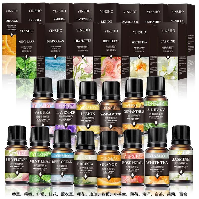 Aromatherapy with essential oils for fruit and plants with 10 ml droppers, aromatherapy with essential oils for cars, air diffuser, charging liquid