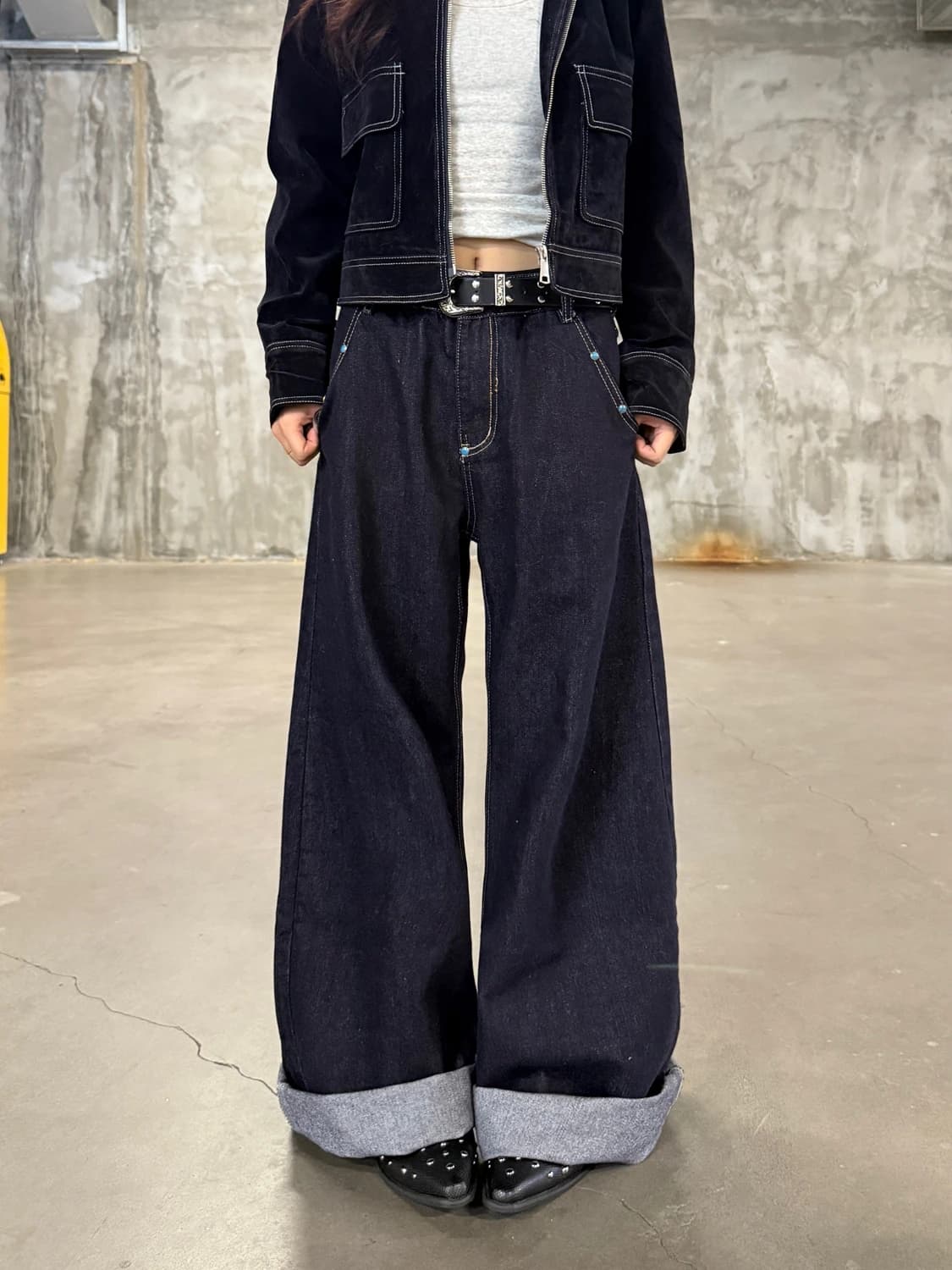 Pantaloni Lunghi in Denim Vintage Originali Cleanfit per Uomo, Stile Americano Streetwear, Jeans Distressed a Vita Naturale