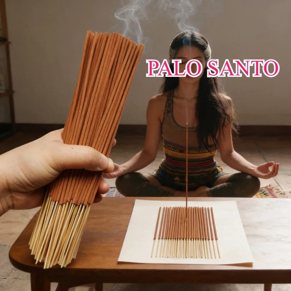 30/90/150 Pezzi di Incenso Premium in Legno Sacro Peruviano, Ideale per Yoga, Meditazione, Purificazione ed Emotiva Stimolazione
