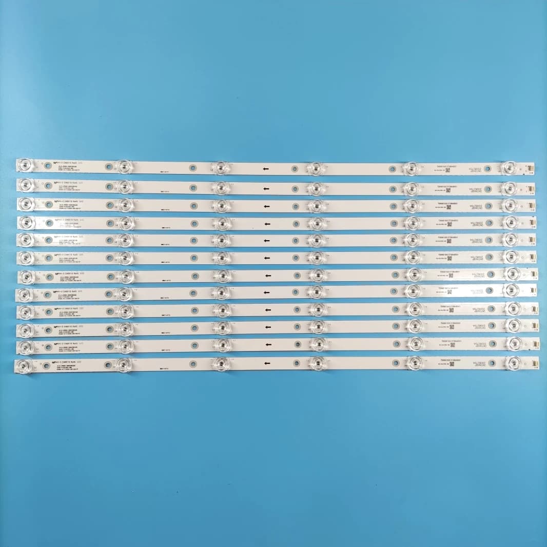 Striscia della lampadina di 12 pz/lotto TV LED per JS-D-JP65EU-062EC a 65 pollici 6 leds/pc 6V per lente quadrata del led 617mm