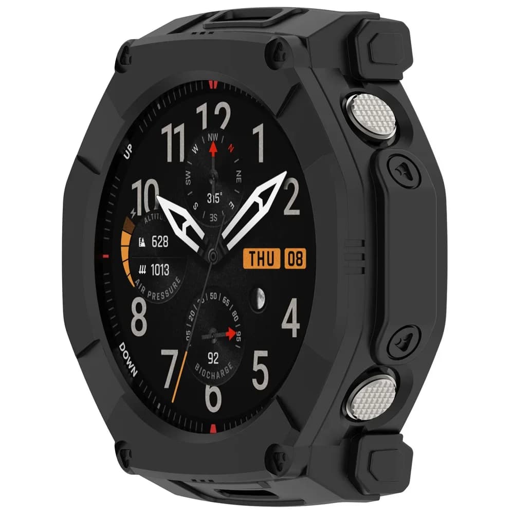 Custodia Protettiva Armor per Huami Amazfit T-Rex Ultra 2, Cover Protettiva per Smartwatch, Guscio Morbido Antiurto