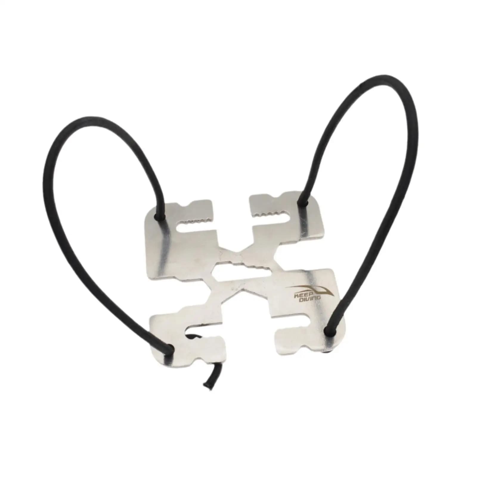 Stainless Steel Poster Plate for Diving, Multifunctional Plate with Diving Accessories Straps