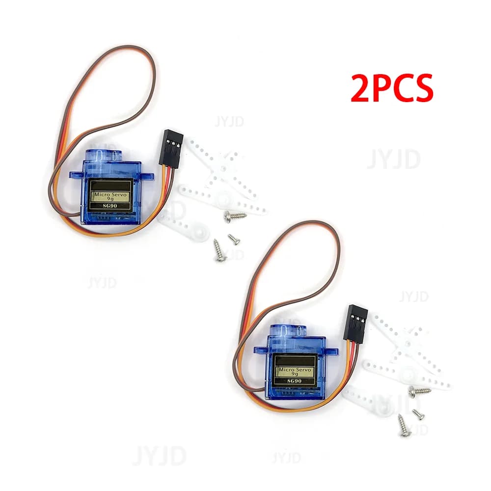 2PCS SG90 9G Micro Servo Per Aerei RC Ad Ala Fissa Modello di Aereo Telecontrollo Aereo Giocattolo Mini Servo Motore 450 Elicottero