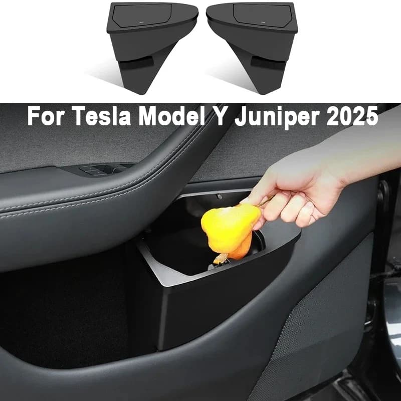 Per Tesla Model Y Juniper 2025 Porta d'ingresso Pattumiera Porta auto Scatola di immagazzinaggio Scatola di immagazzinaggio multifunzionale Accessori auto