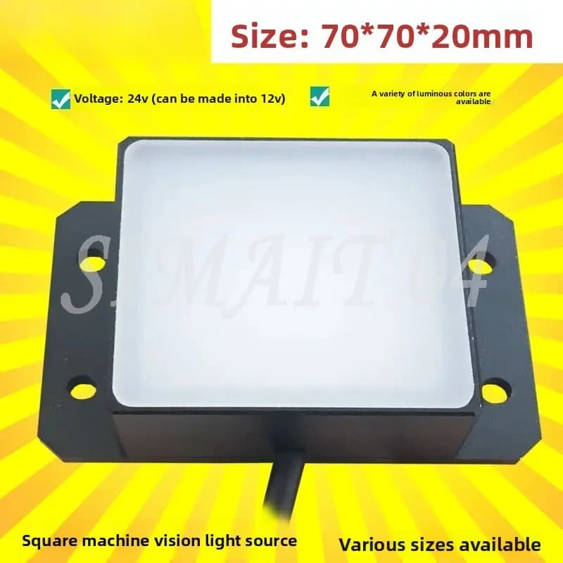 Attrezzatura per l'automazione della sorgente luminosa per visione artificiale quadrata Microscopio per fotocamera industriale Retroilluminazione a LED quadrata BL7070
