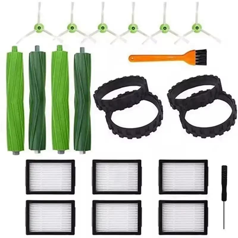 MLGB-Main Roller Brush Hepa Filter Side Brush Dust Bags Kit For Irobot Roomba I7 I7+ I8 E5 E6 I Series Vacuum Cleaner Parts