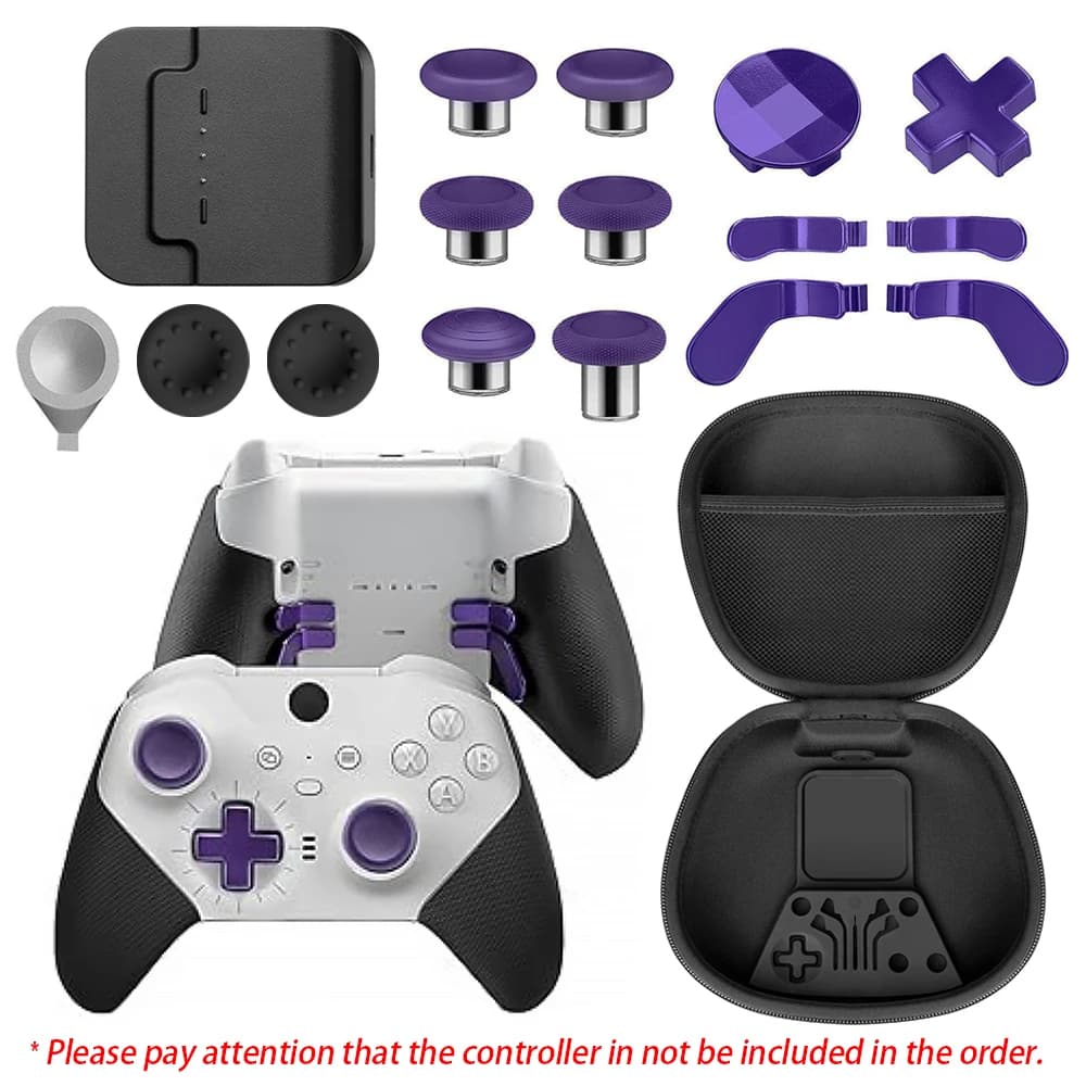 NUOVO Arrivo Joystick di Ricambio per Xbox One Elite Serie 2 Controller di Stoccaggio Borsa per il Trasporto In Metallo D-Pad Trigger Paddle Set di Riparazione