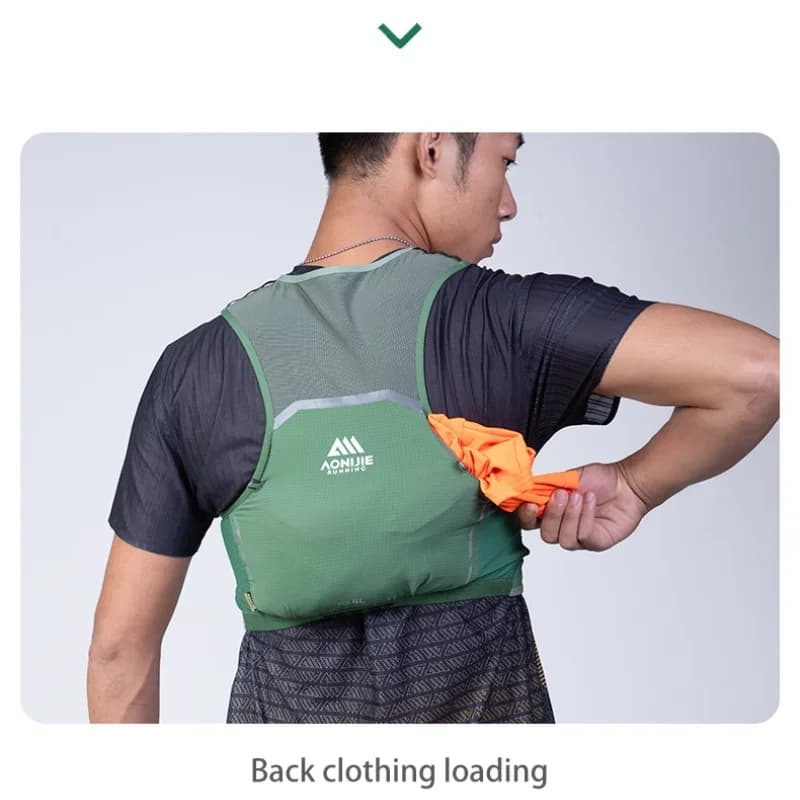 AONIJIE MB 4L Running backpack hydration backpack Man Woman Lightweight barrel bag paired hiking Cycling race off-road