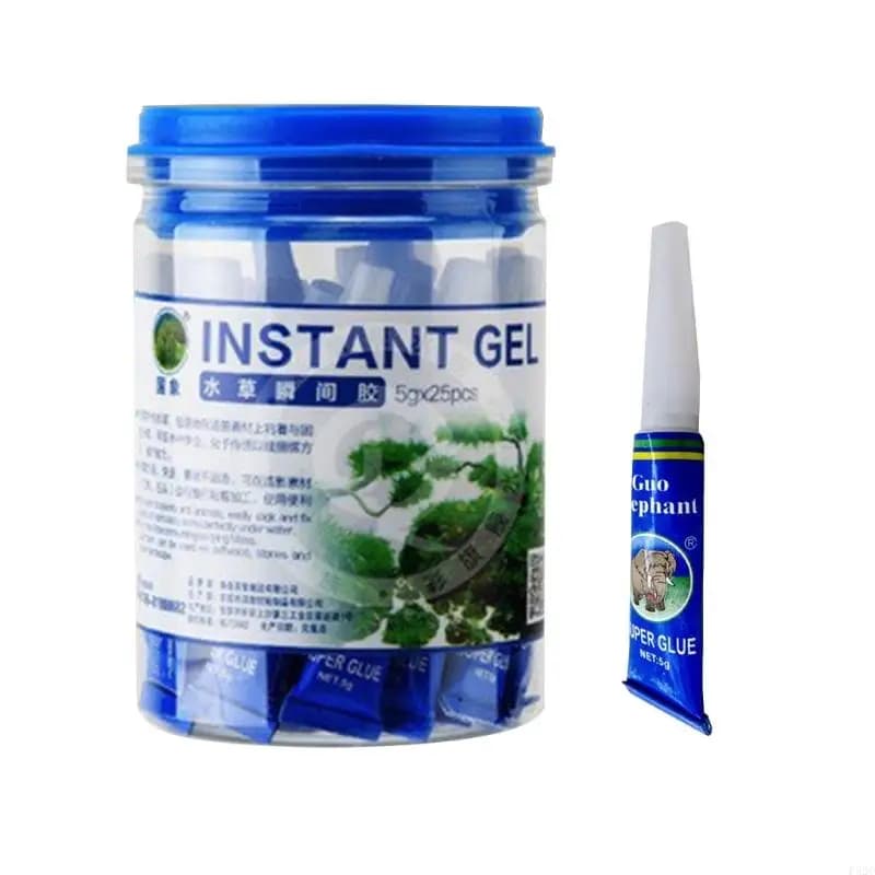 F92C 25 pezzi colla per acquario per piante paesaggistiche adesivo per erba colla istantanea per coralli accessori per