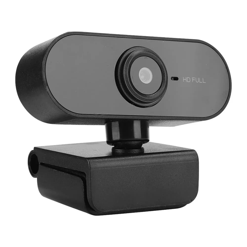 Webcam NoDrive con Risoluzione 1080P, Plug and Play, Microfono Integrato, Rotazione a 360° ° Webcam USB Rotante per Streaming